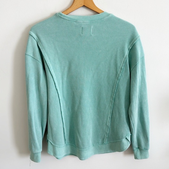 Anthropologie sundry waffle knit long sleeve soft top size medium - Picture 3 of 5